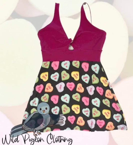 Naughty Candy Hearts Lucky Nightie (RTS only)