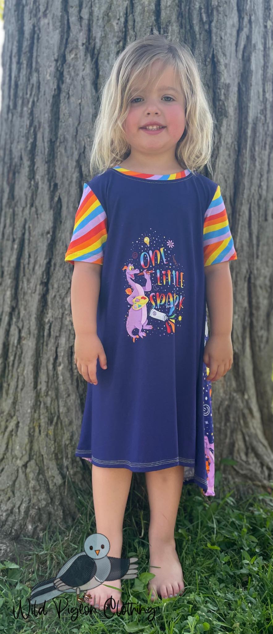 A Little Spark T-Shirt Dress (RTS and MTO 2 week TAT)