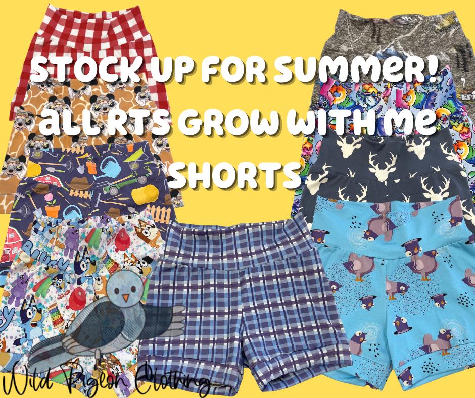 Print Grow With Me Shorts